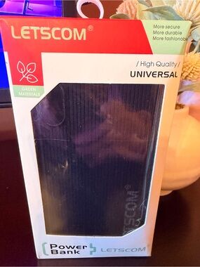 LETSCOM Universal Power Bank – Black